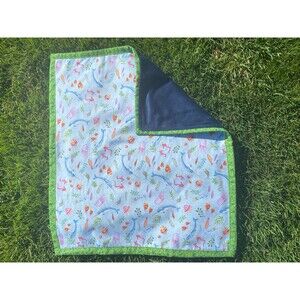 Under The Sea Doll Blanket 21”x19”